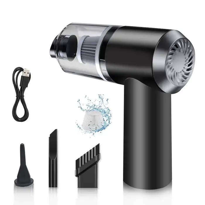 Handheld Rechargeable Mini Vacuum Cleaner With Blower Function.