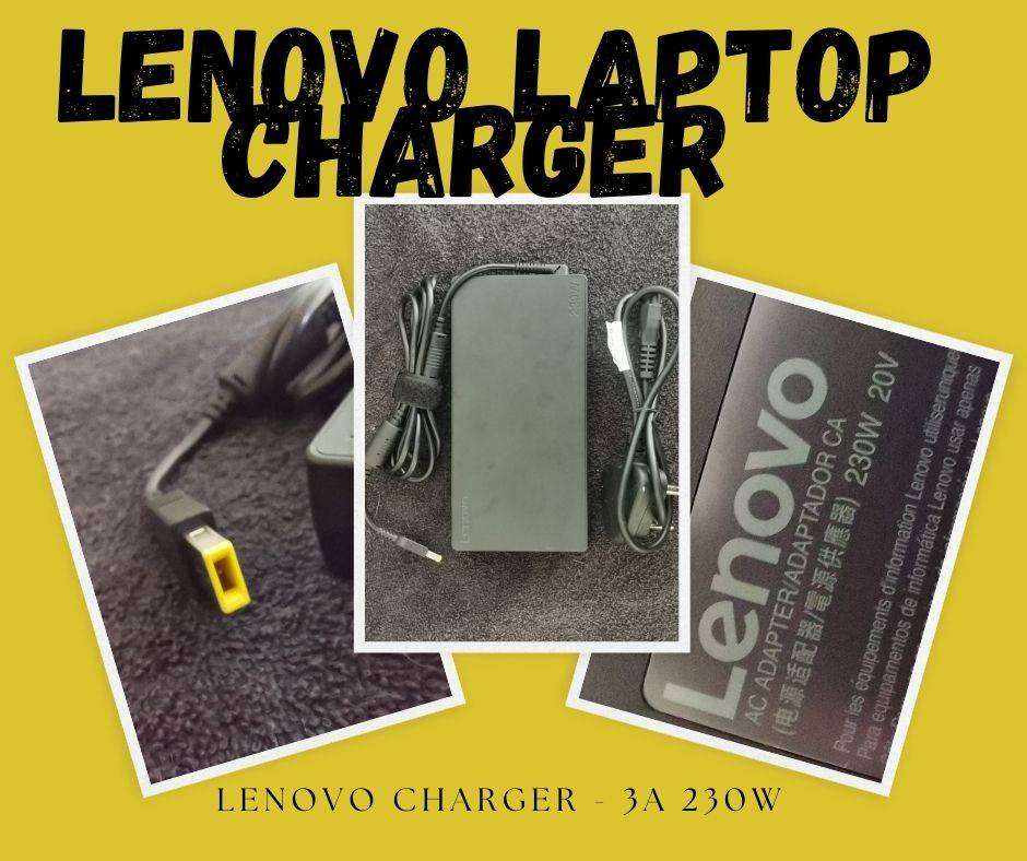 Lenovo 230W Slim Yellow Tip Laptop Charger  ADL230NDC3A