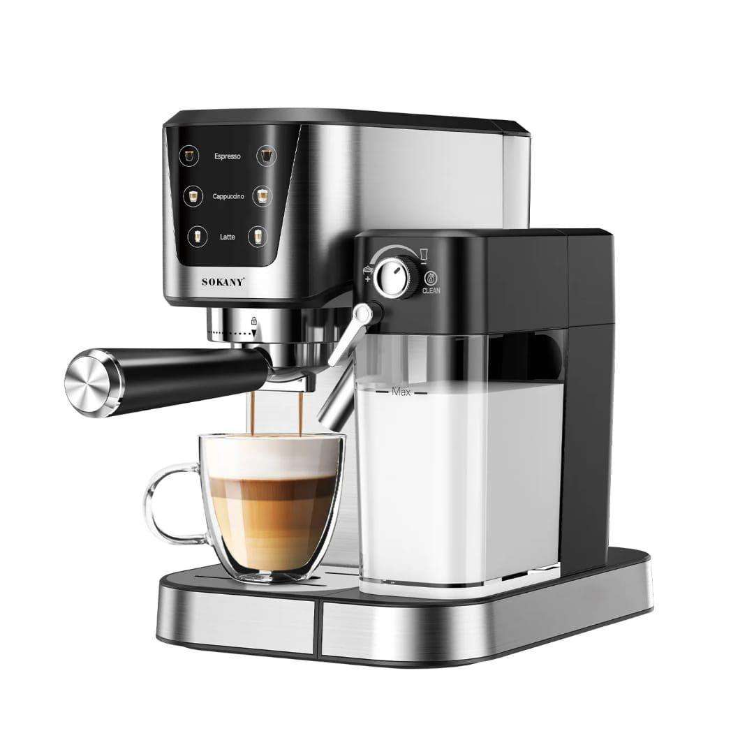 Sokany 3-in-1 Automatic Espresso Coffee Machine with Milk Frother  800W
