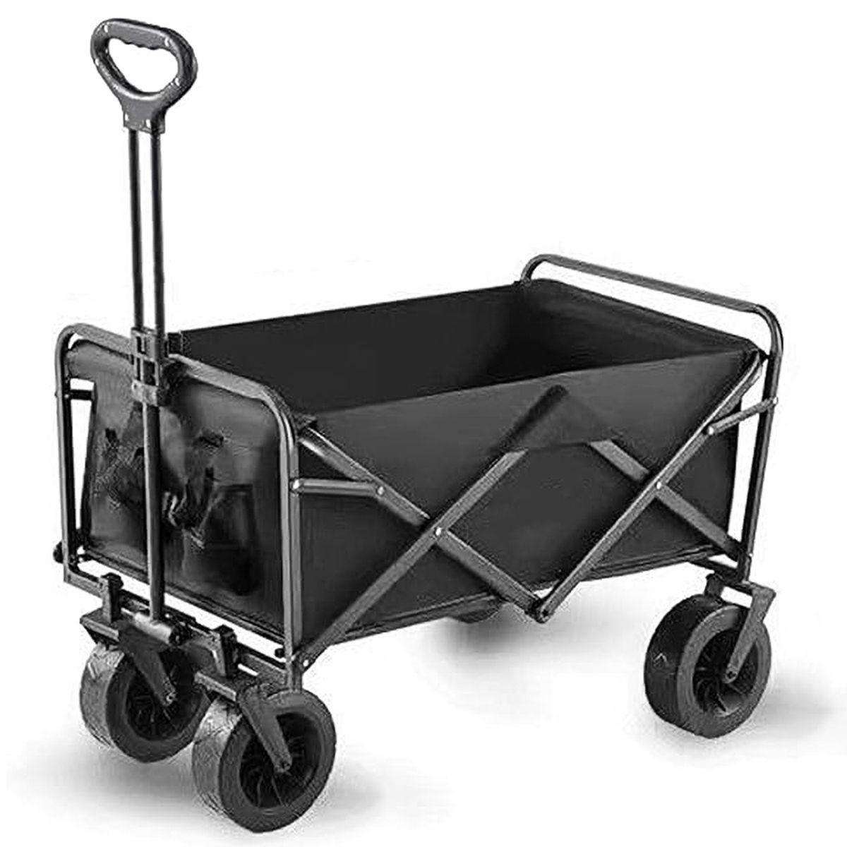 Compact Folding Camping Cart & Heavy-Duty Utility Wagon - All-Terrain Outdoor Gear Trolley for South
