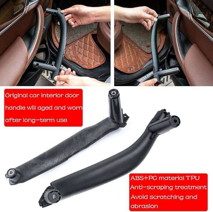 BMW F15 (X5) Replacement Interior Door Handles (Black, 3-Piece)