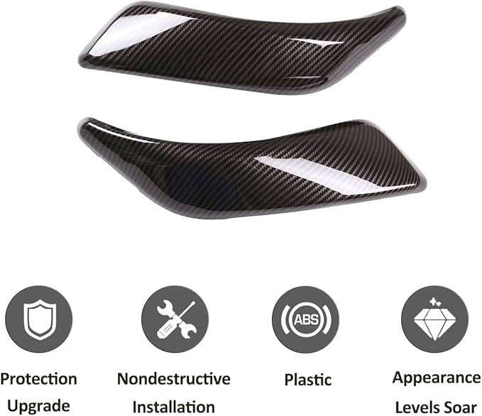 BMW F20 Interior Door Handle Trims (Carbon, 4-Piece)