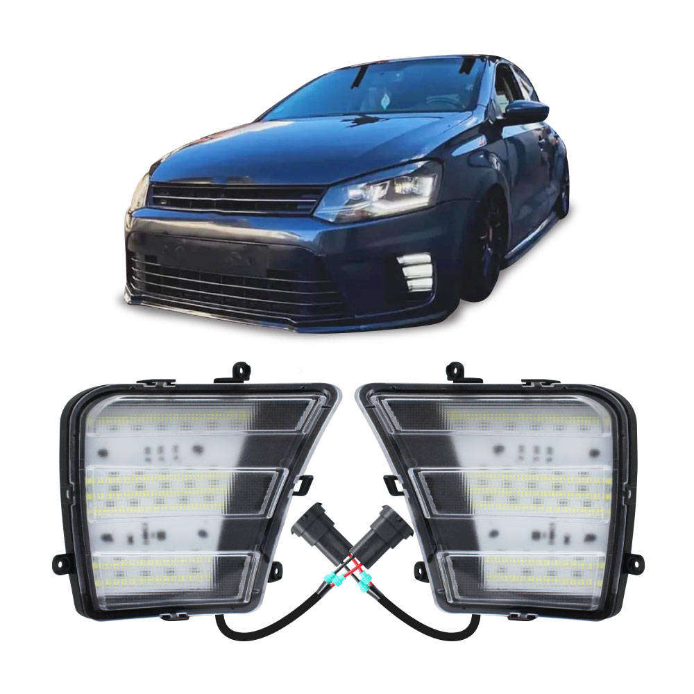VW Polo 6 WRC Bumper LED Fog Lamps