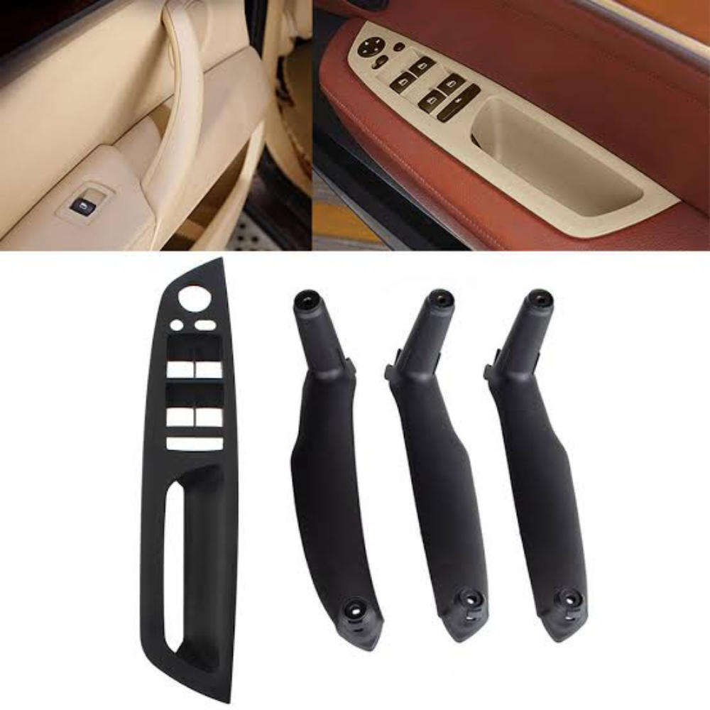 BMW E70 (X5) Inner Door Handles + Driver Door Handle Combo (Black)