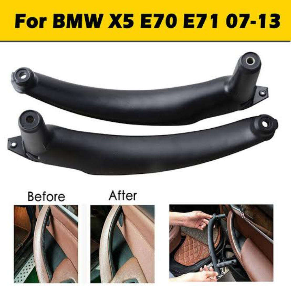 BMW E70 (X5) Inner Door Handles + Driver Door Handle Combo (Black)