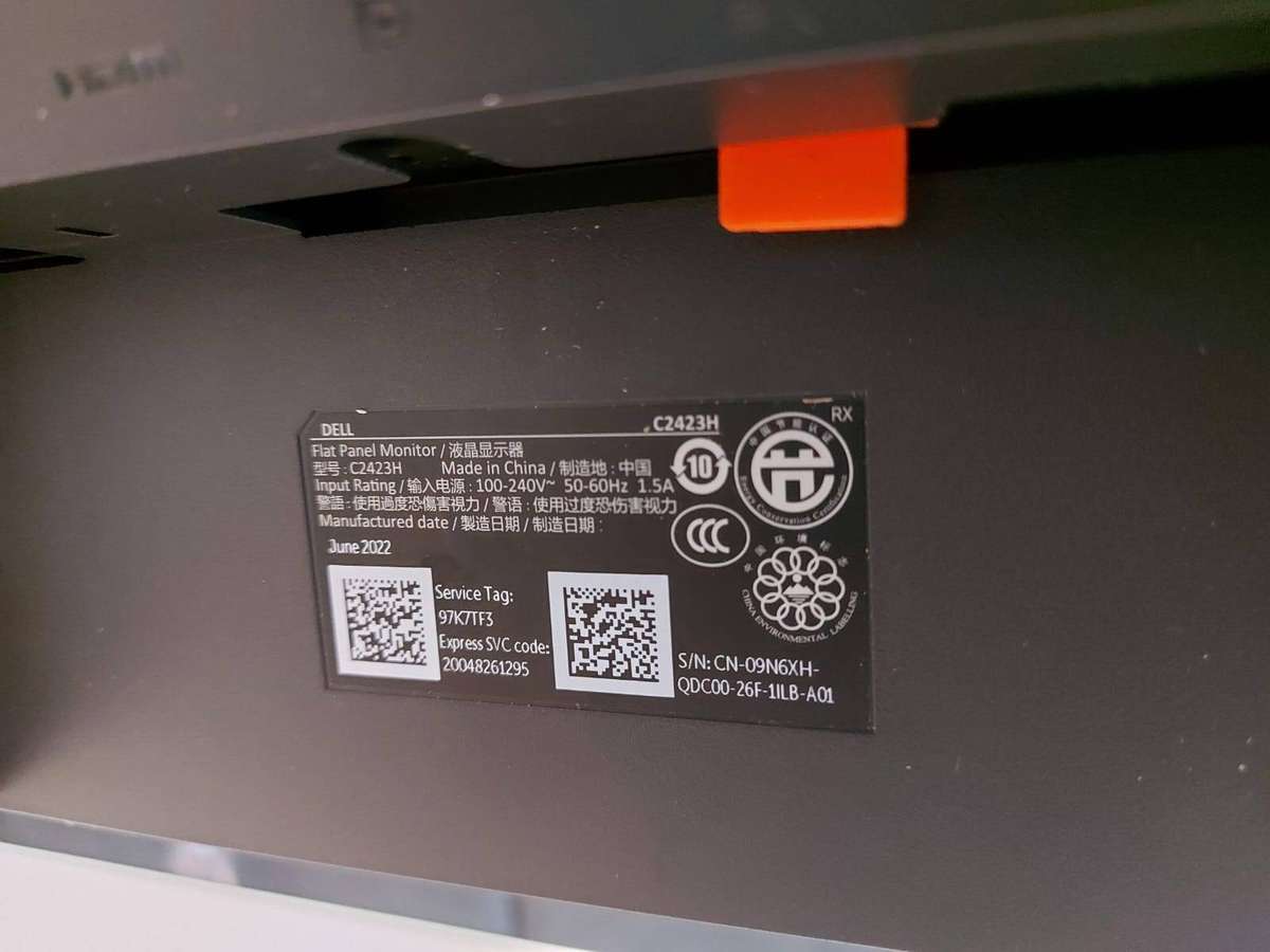 Dell C Series C2423H 24-inch 1920 x 1080p FHD 16:9 60Hz 5ms IPS LCD Monitor 210-BDSL