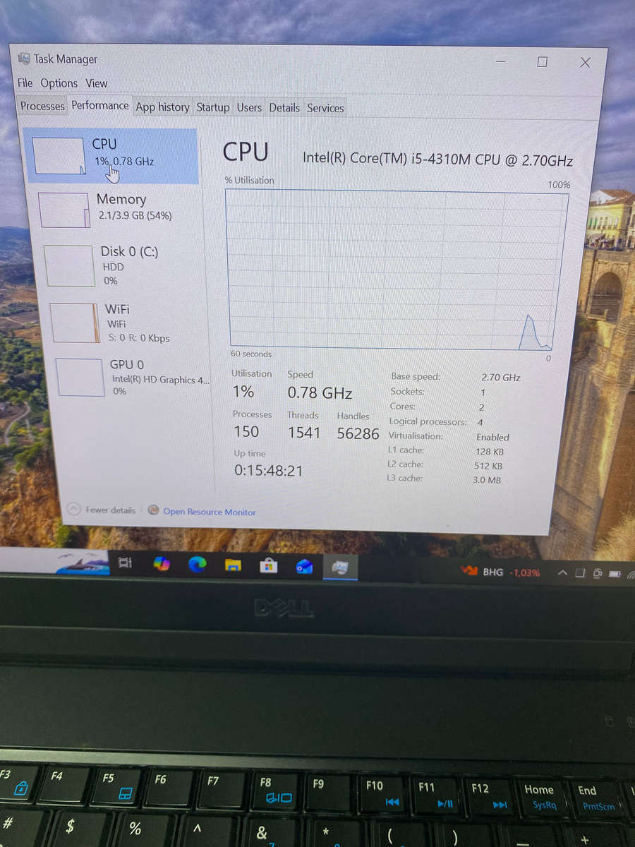 Dell Latitude E6440 Intel Core i5-4310M @ 2.70GHz
