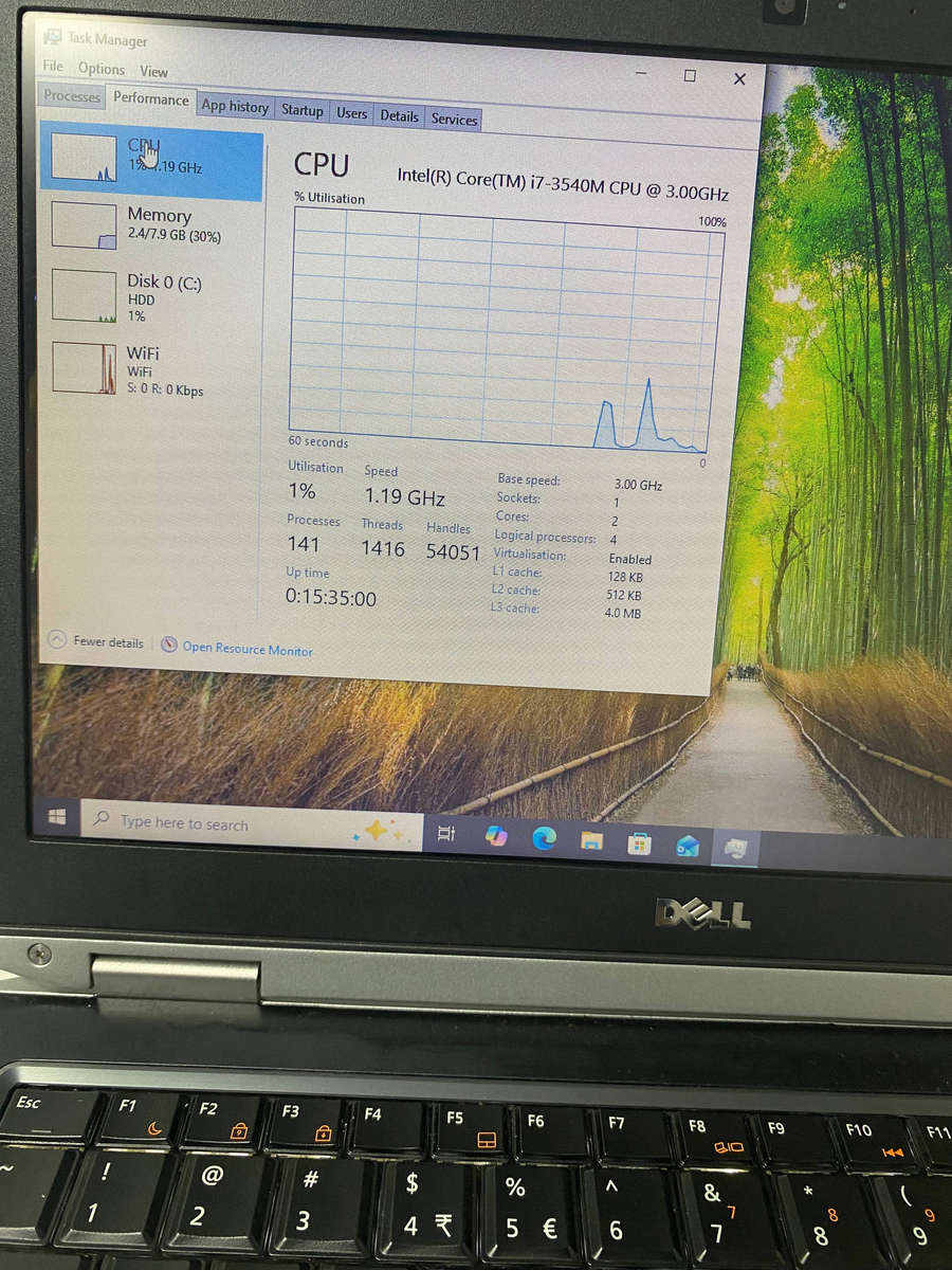 Dell Latitude E6330 Intel Core i7-3540M @ 3.00GHz