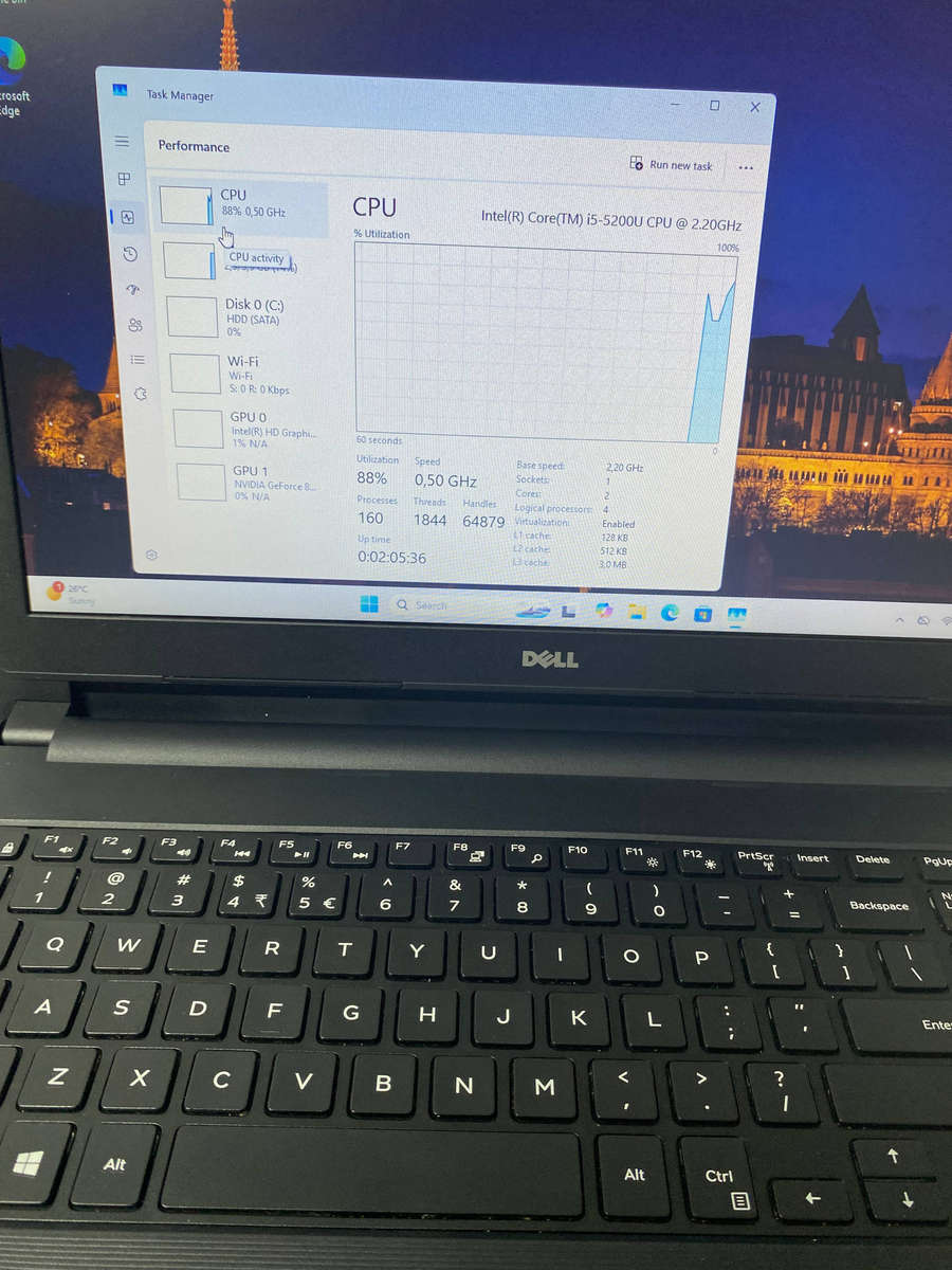 Dell Vostro 3558 Intel Core i5-5200U @ 2.20GHz