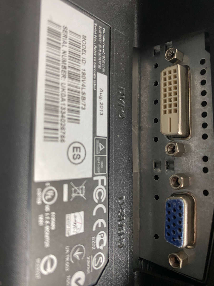Philips V-Line 190V  Monitor screen