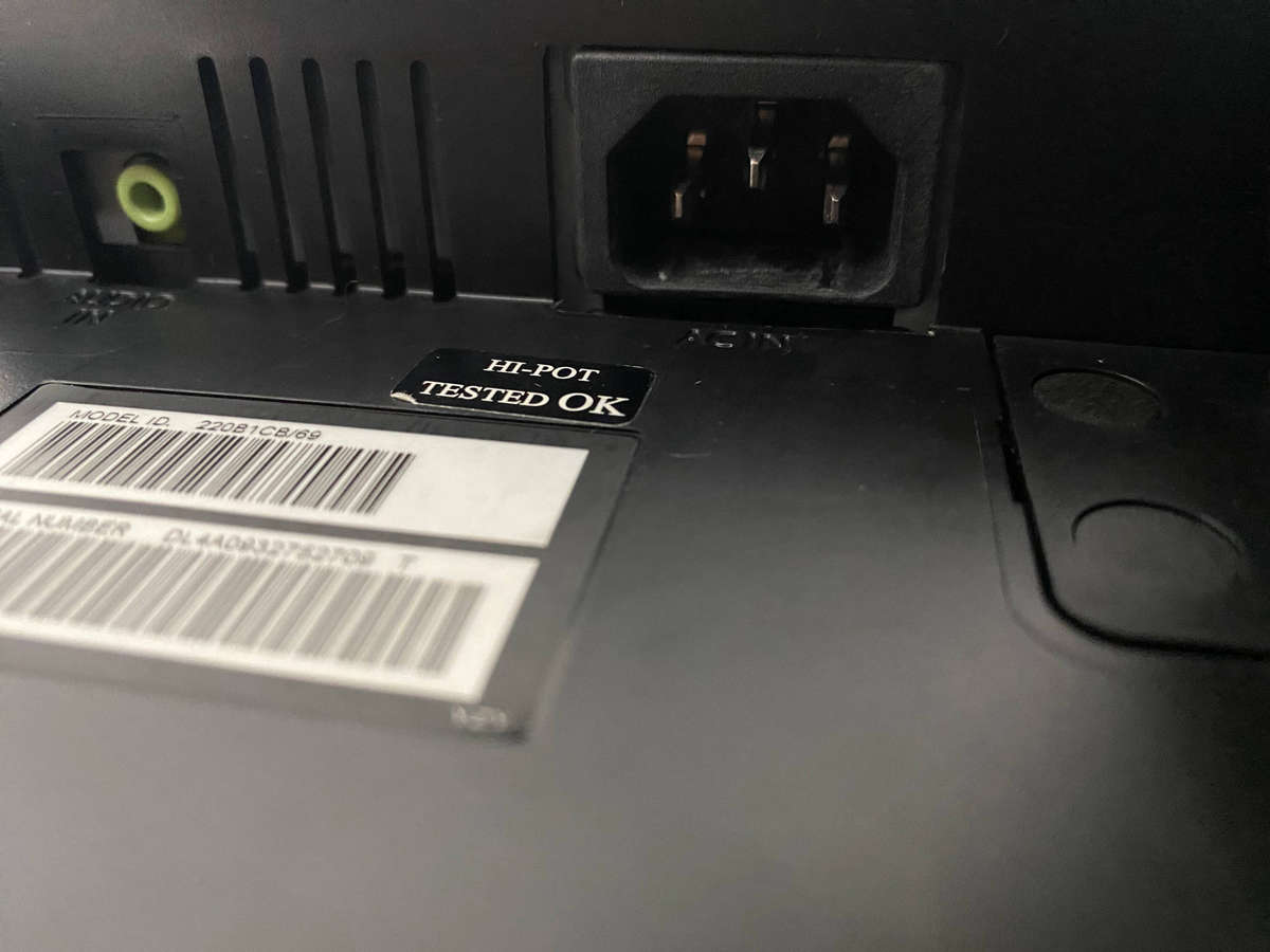 Philips Brilliance 220B Monitor Screen