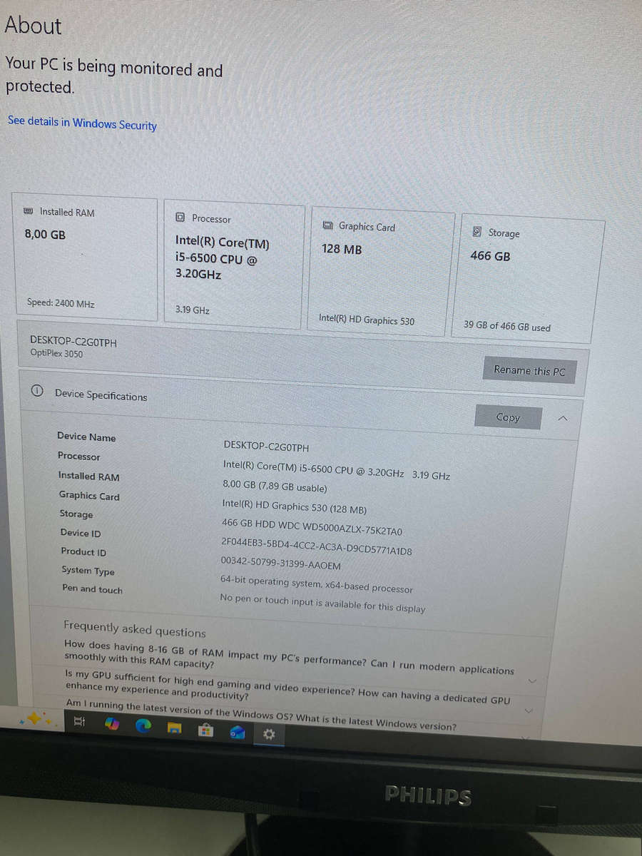 Dell OptiPlex 3050 Small Form Factor (SFF)