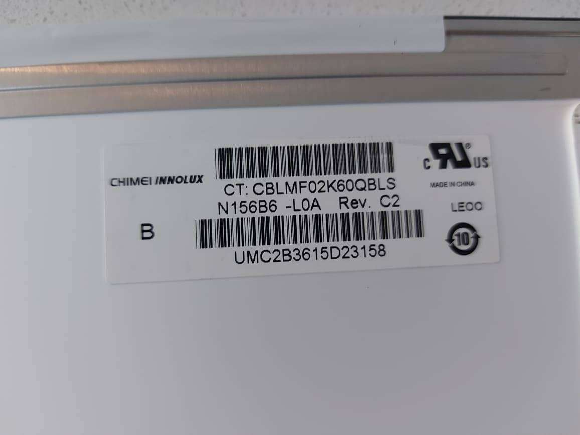 Chimei Innolux N156B6-L0A 15.6" Laptop Screen