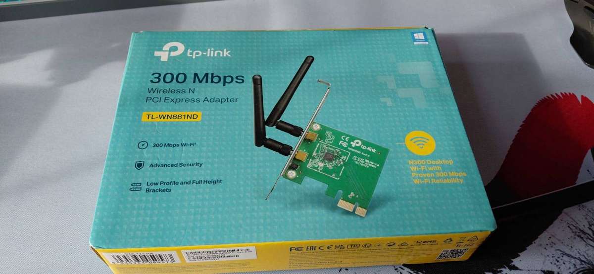 TP-LINK TL-WN881ND 300MBPS WIRELESS N PCI EXPRESS CARD