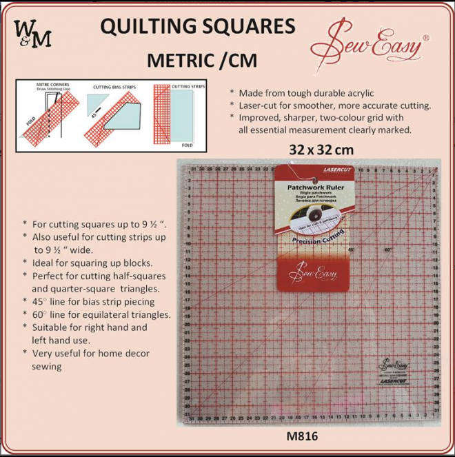 Embroidery and Quilting Rulers