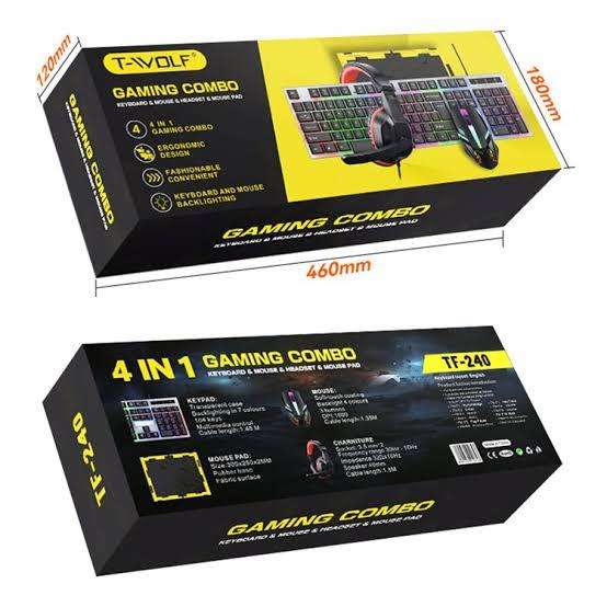 T-WOLF TF-240 4-in-1 Gaming Combo
