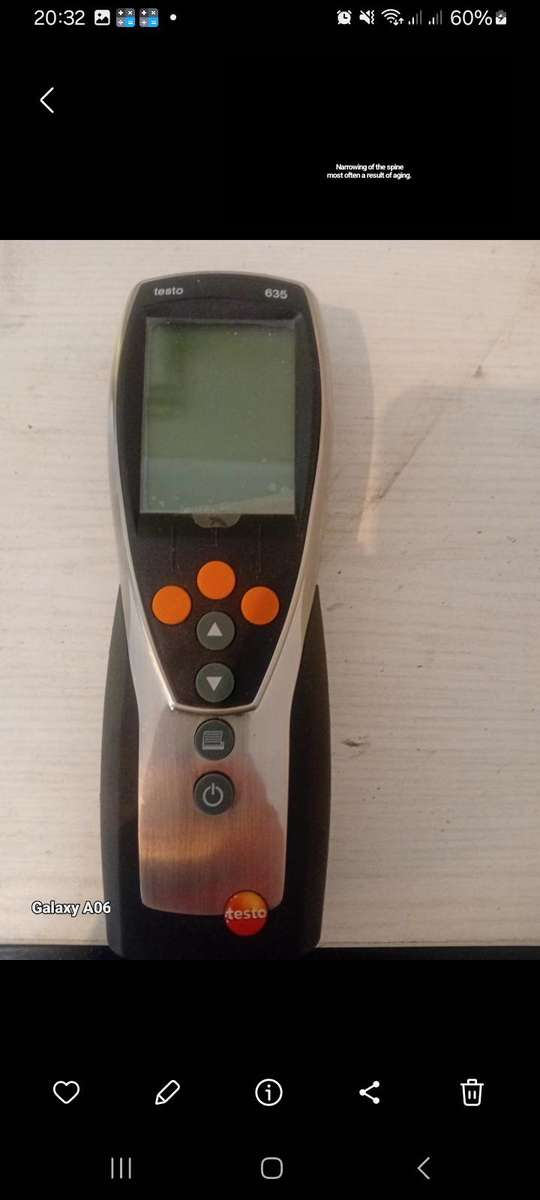 Testo 635temperature and humidity tester