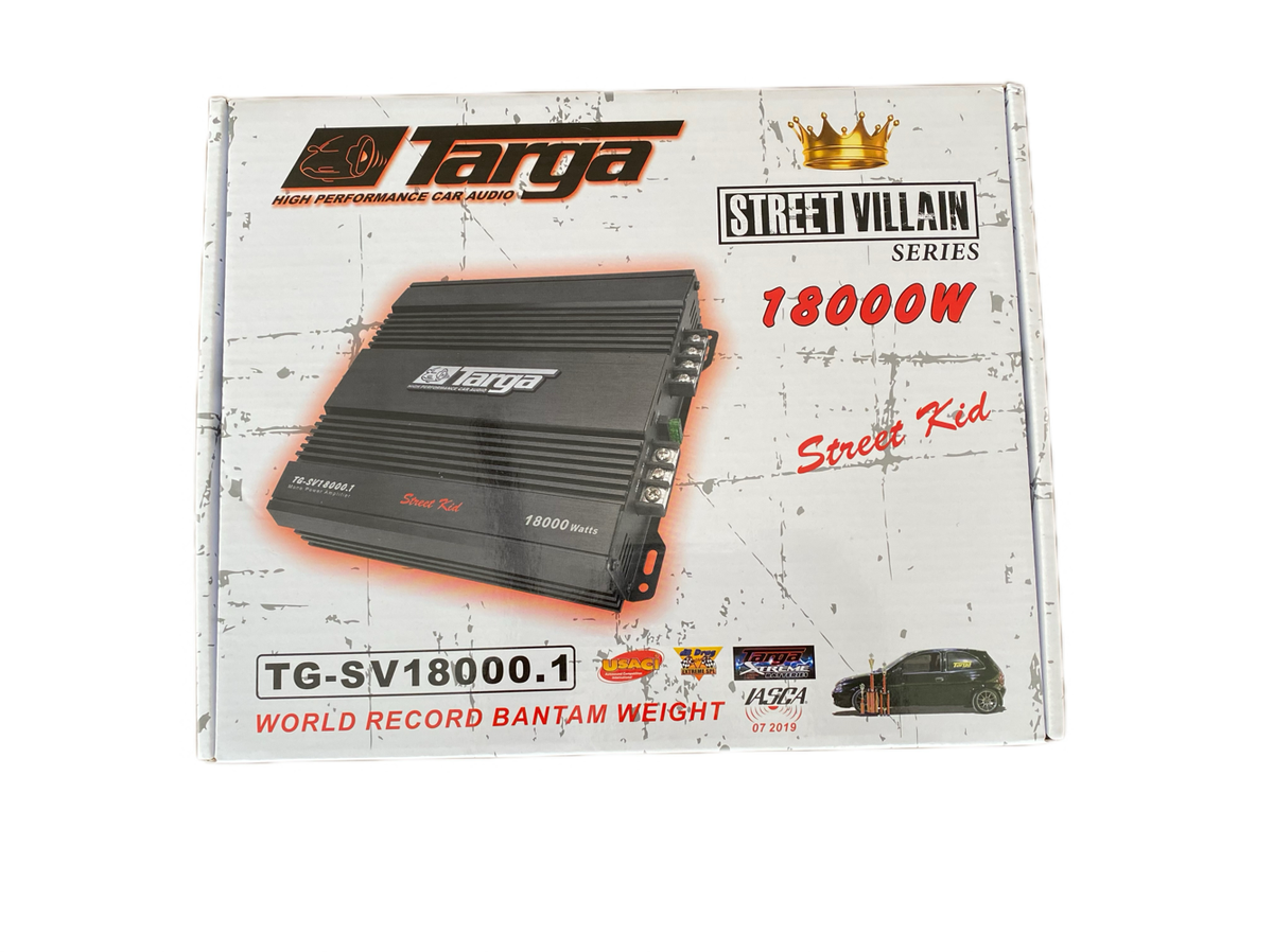Targa Street Kid TG-SV18000.1 Monoblock Amplifier + bass controller