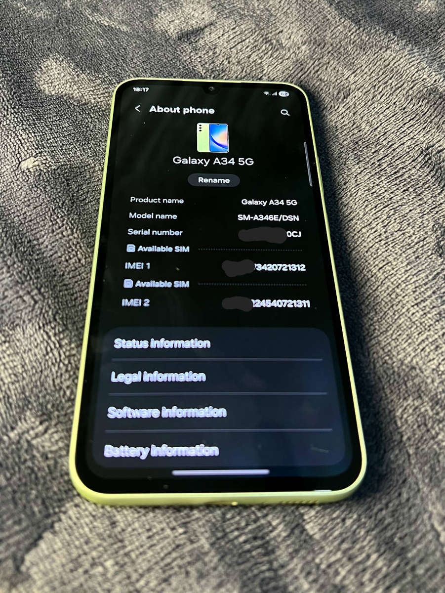 Samsung Galaxy A34 5G 128GB Lime