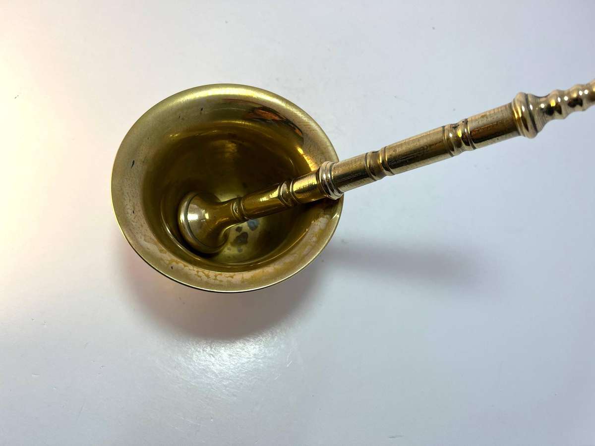 Vintage Brass Mortar & Pestle (Almirez)
