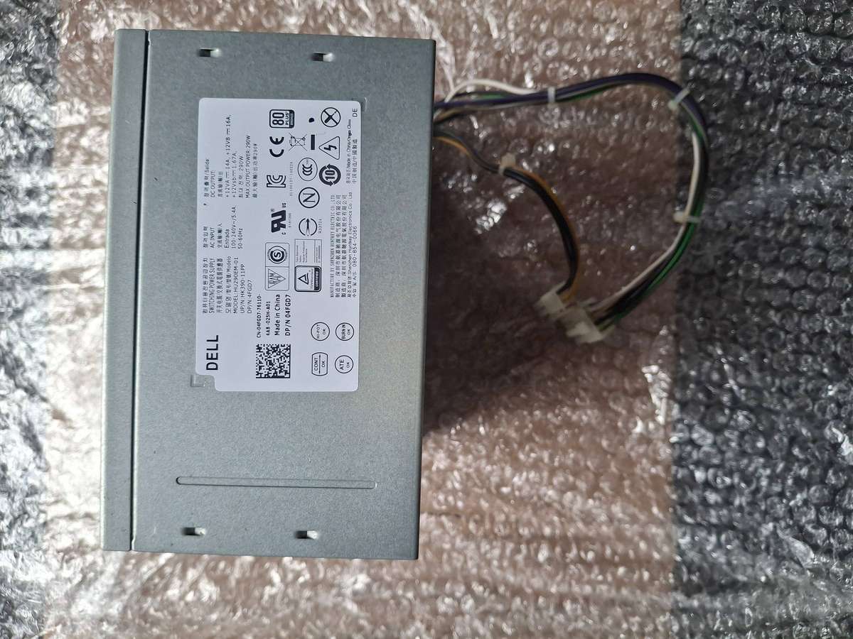 DELL 290W watts 80+Bronze rated Power Supply Unit (PSU)