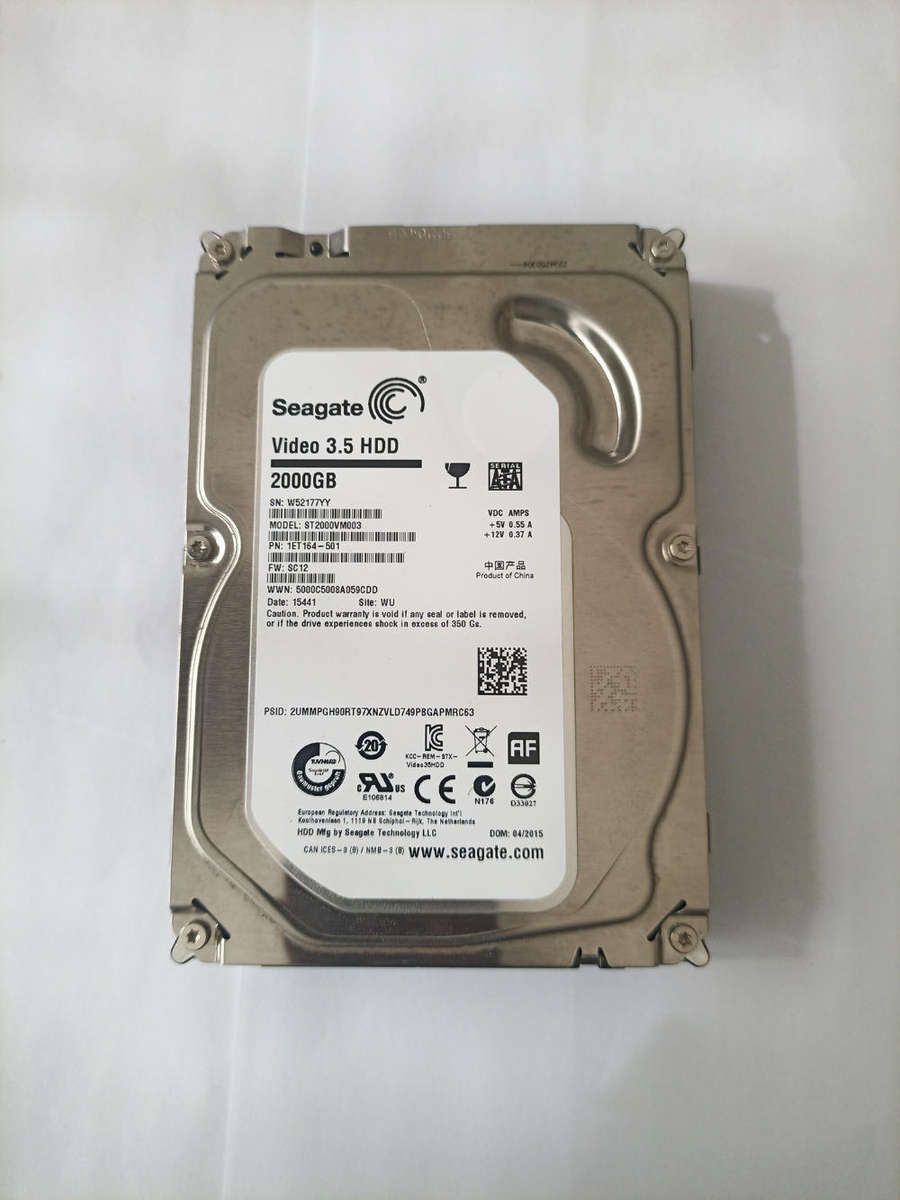 Seagate Video 2TB 3.5" Internal Hard Drive