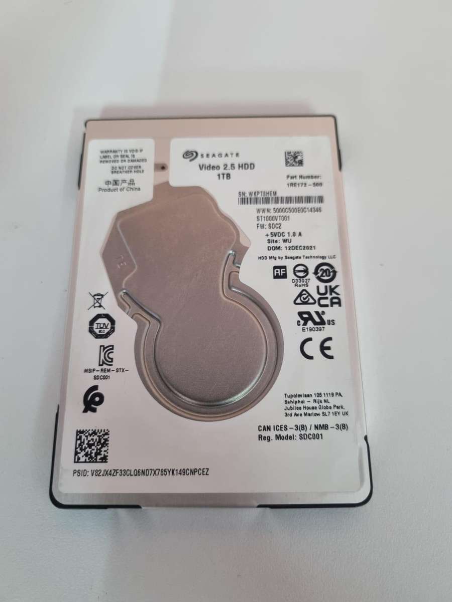 Seagate Video 1TB 2.5" Internal Hard Drive