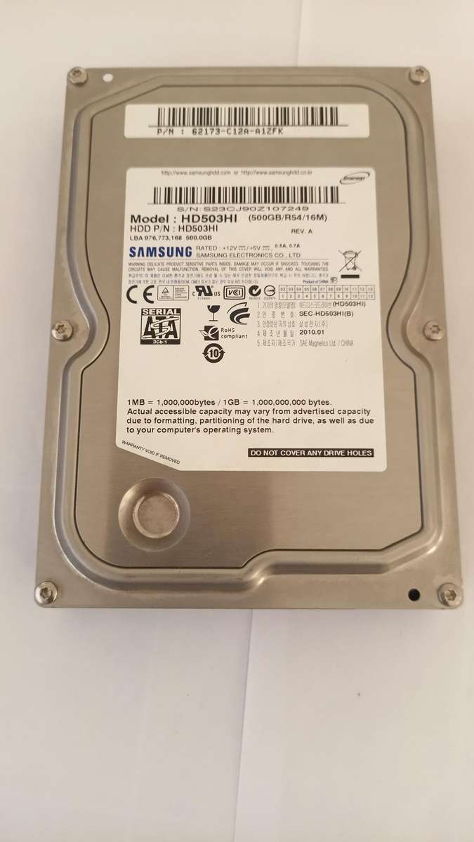 Samsung HD503HI 500GB 3.5" Internal Hard Drive