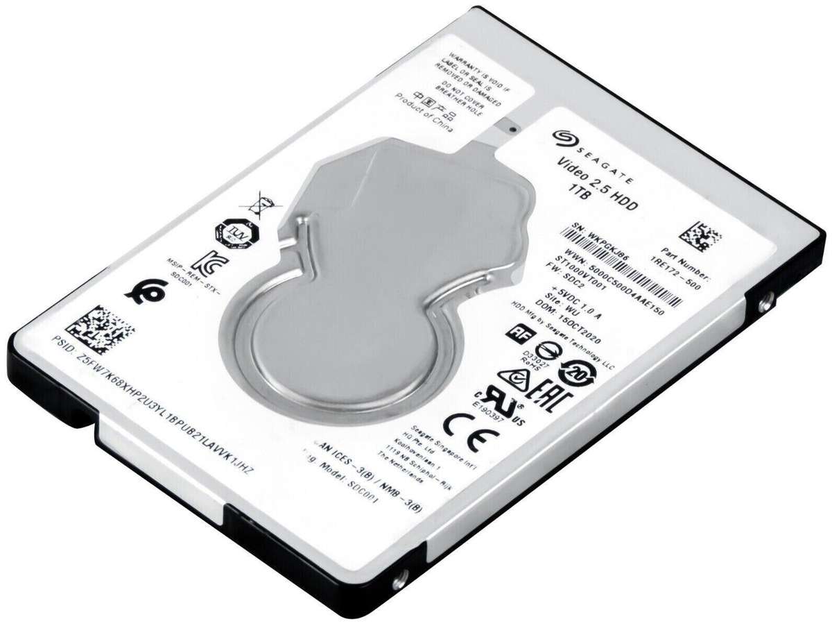 Seagate Video 1TB 2.5" Internal Hard Drive