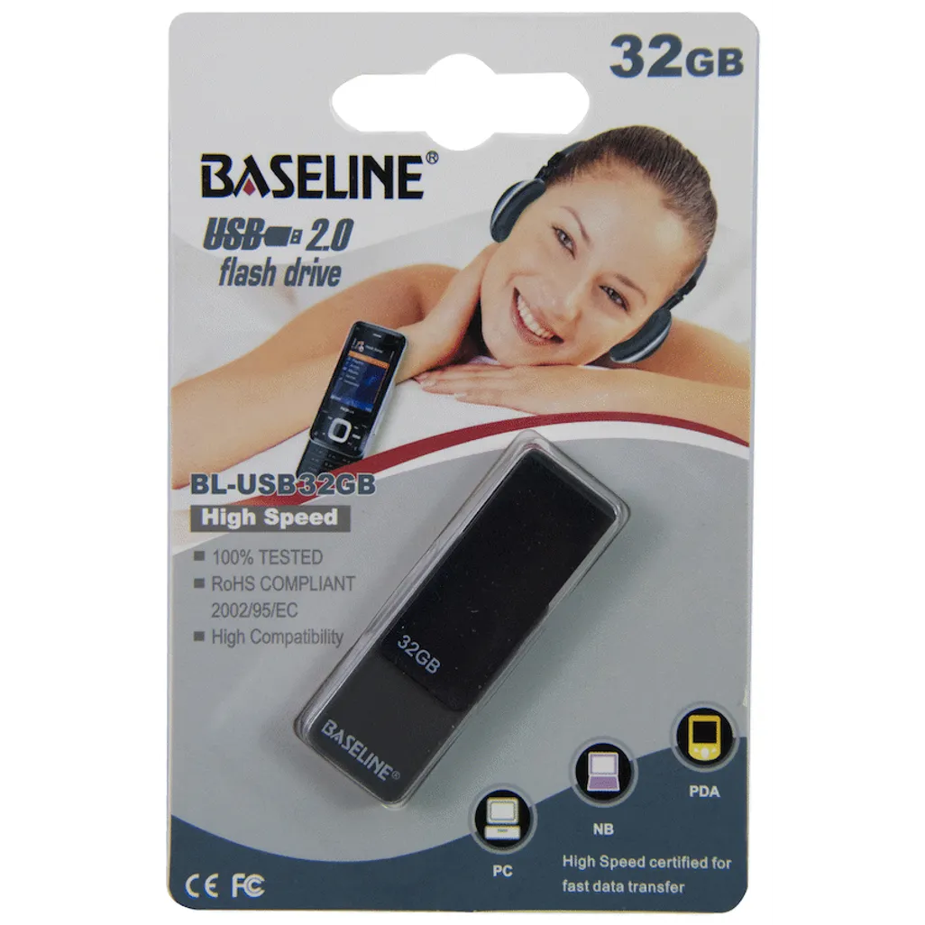Baseline USB 32GB Flash Drive