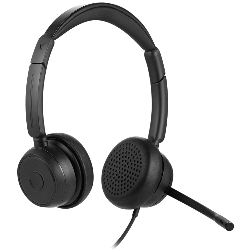 VolkanoX Chat Series mk3 Series Teams headphone with ENC -Black