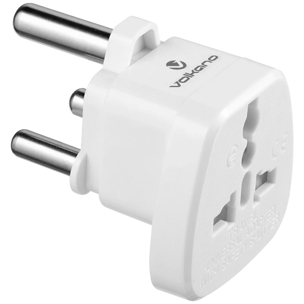 Volkano Traveller SA series travel plug UK/other socket to 15A SA plug
