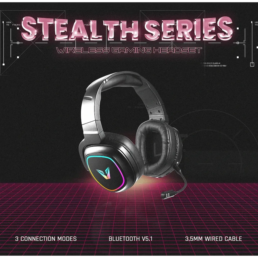 VX Gaming Wireless Gaming Headset - RGB
