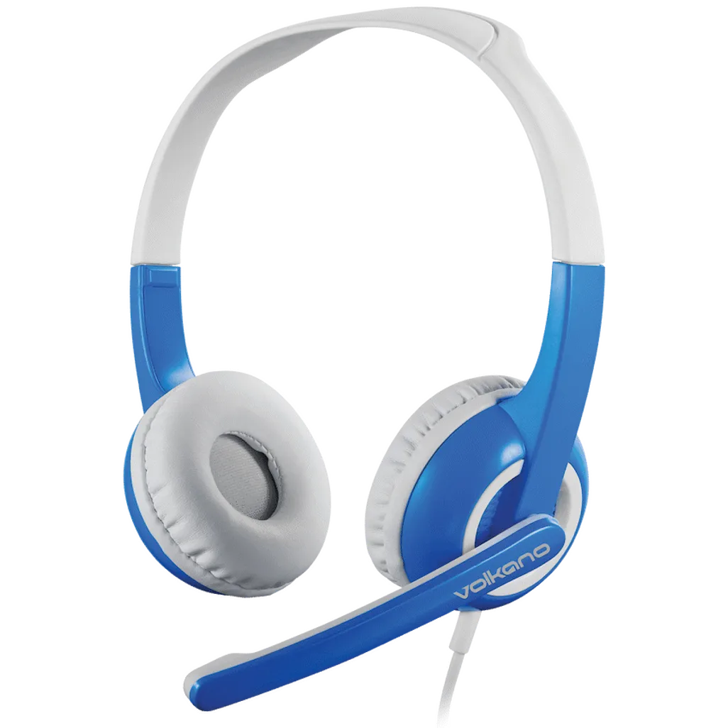 Volkano Kids Chat Junior series headset with mic - Blue