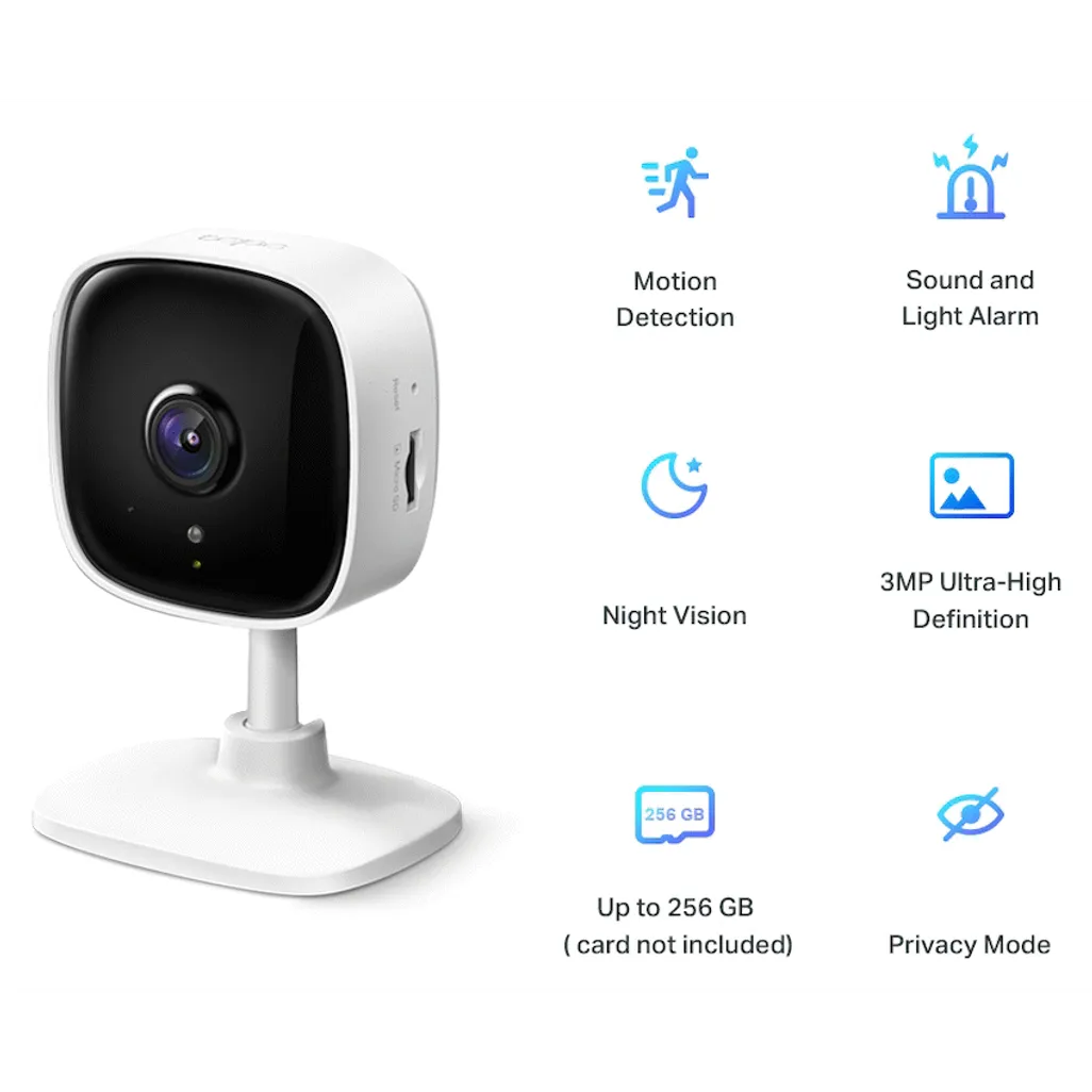 TP-Link Tapo C110 3MP Home Security Wi-Fi Camera