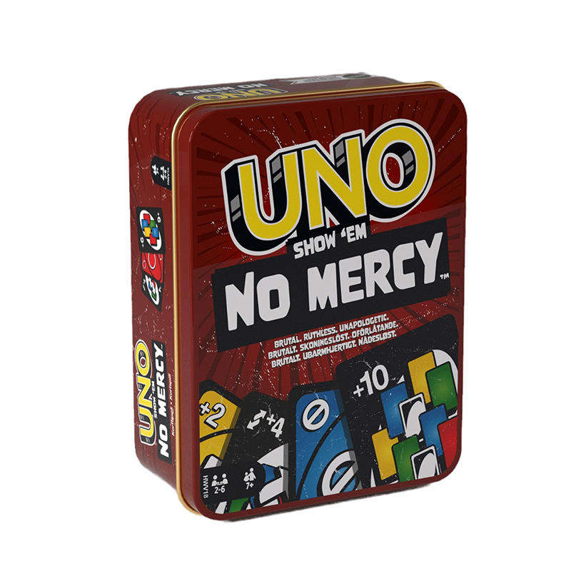 Collectible Tin Box Uno No Mercy - Brown