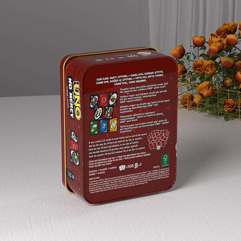 Collectible Tin Box Uno No Mercy - Brown