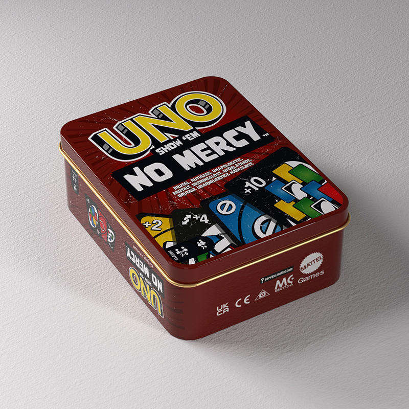 Collectible Tin Box Uno No Mercy - Brown