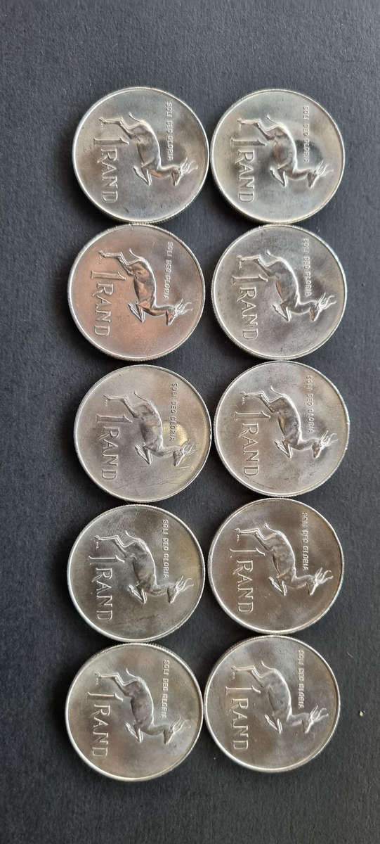 10 × 1966 R1 Coins