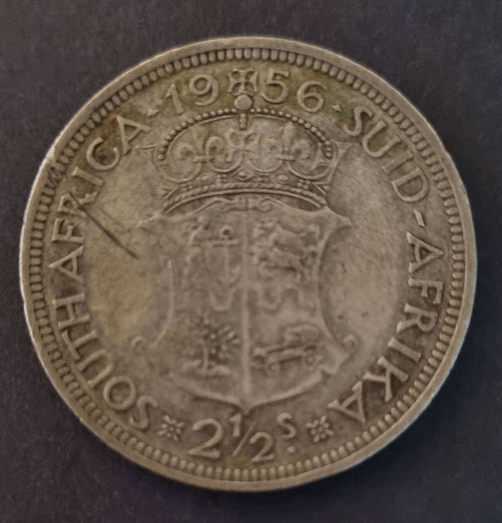 1946 Queen Elizabeth II - 2½ Shilling coin