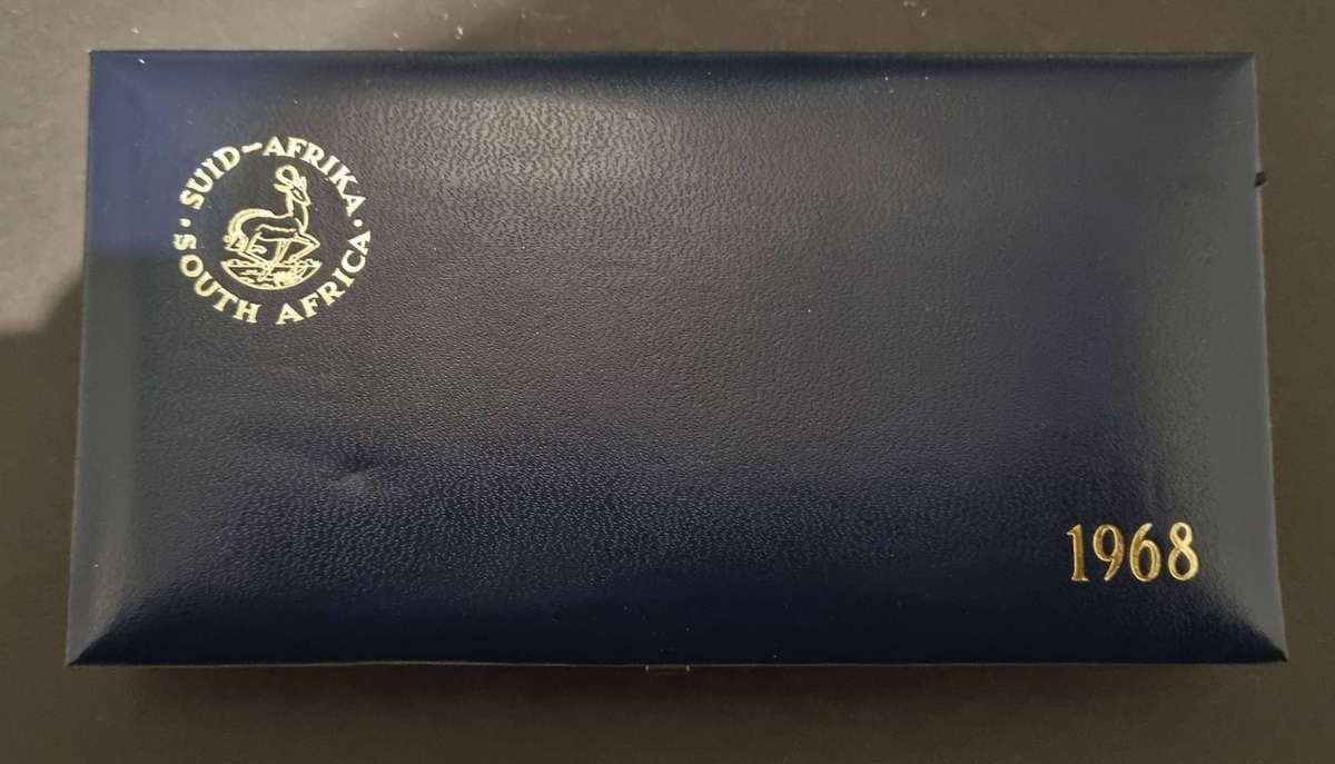1968 South African sliver proof coin set