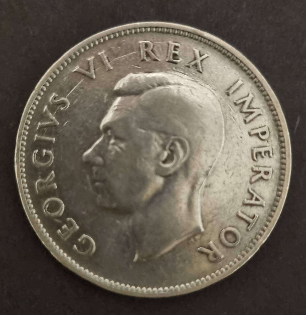 South Africa 2½ Shillings (Half Crown)  King George VI