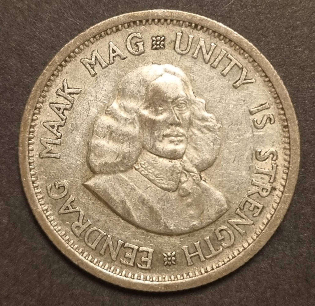 1963 South Africa 10 Cent Silver Coin