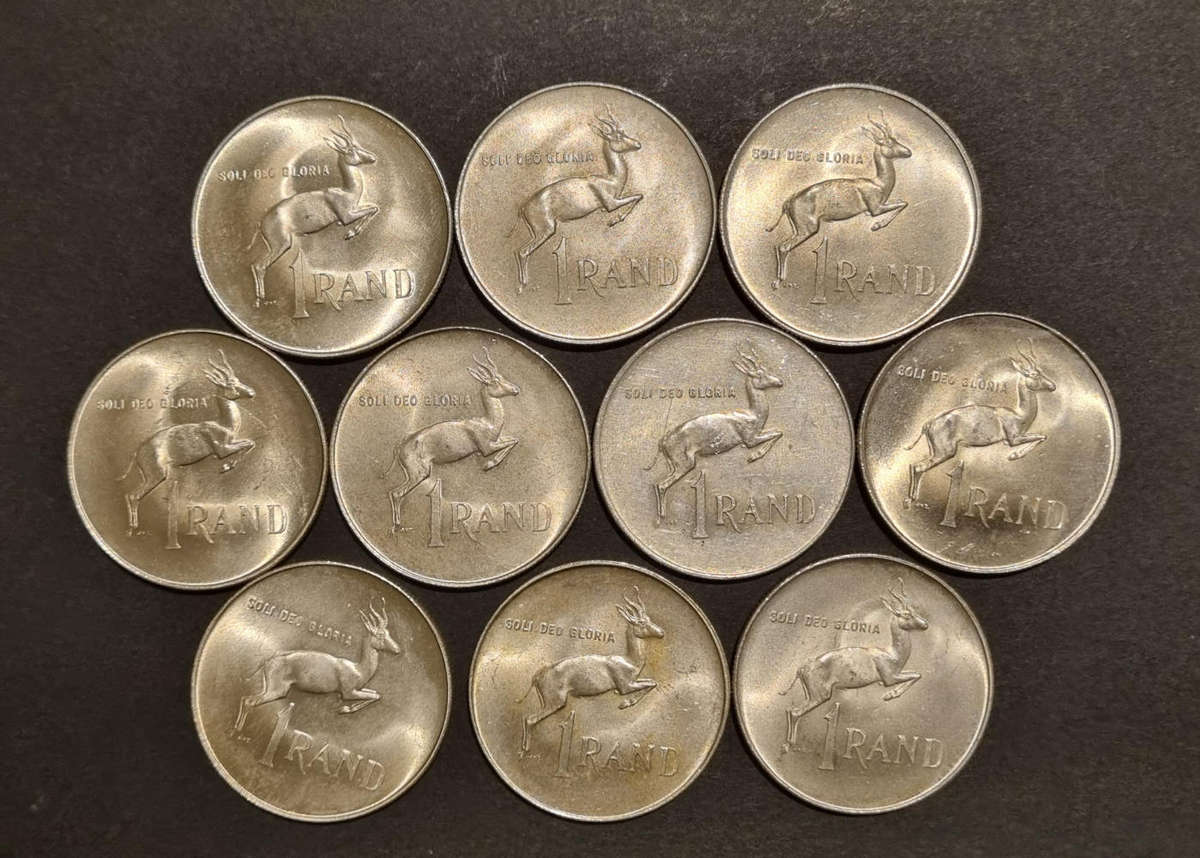 10 × 1966 R1 Coins