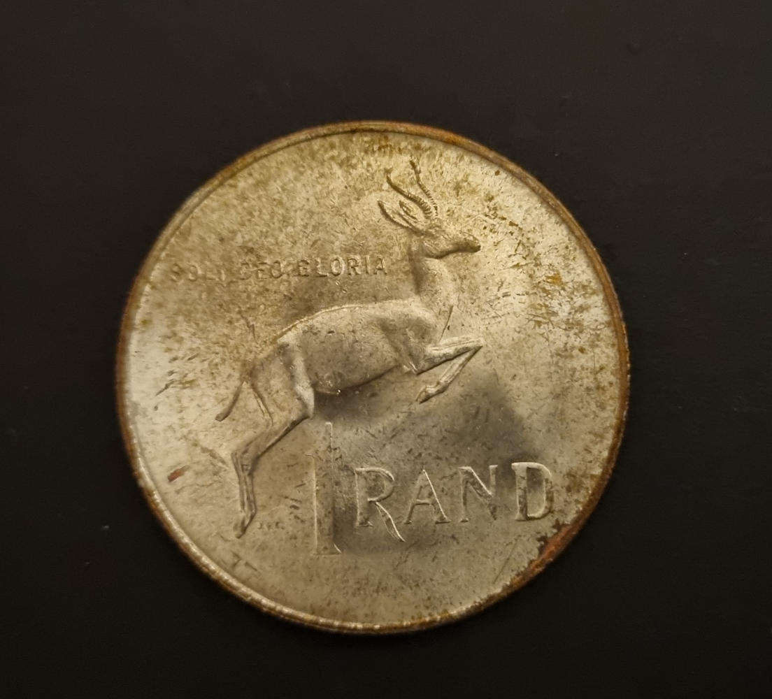 1967 uncirculated R1 Proof coin in original SA Mint envelope