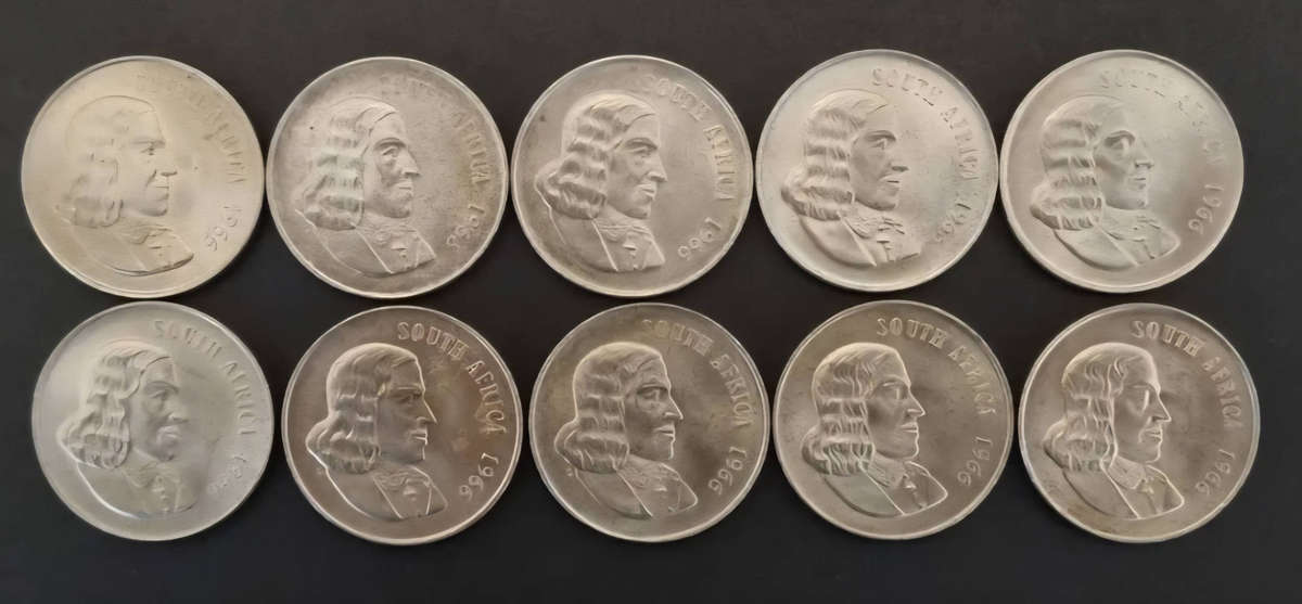10 × 1966 - R1 Coins