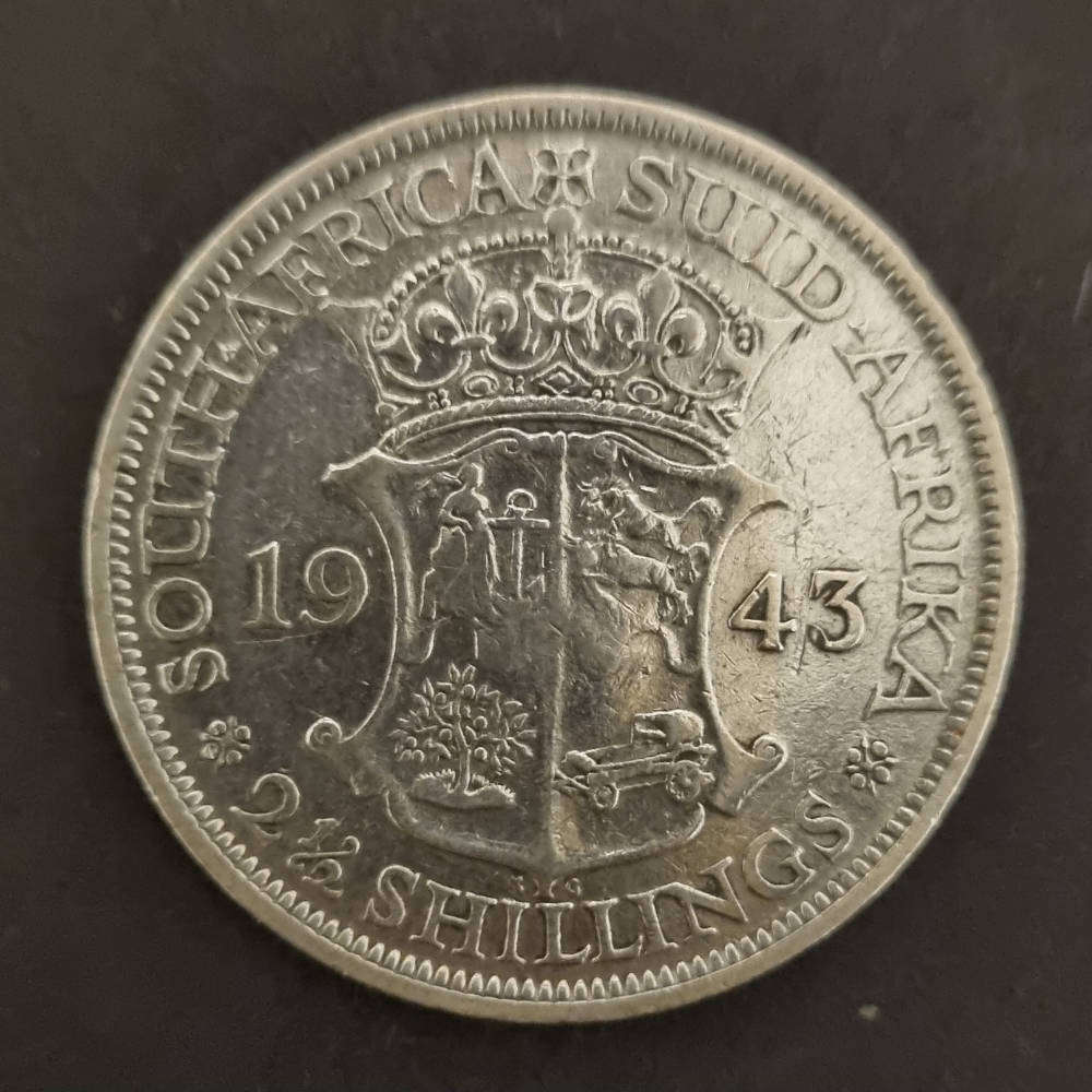 South Africa 2½ Shillings (Half Crown)  King George VI