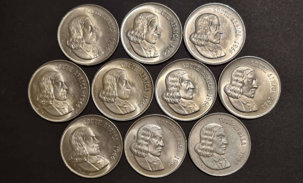 10 × 1966 R1 Coins