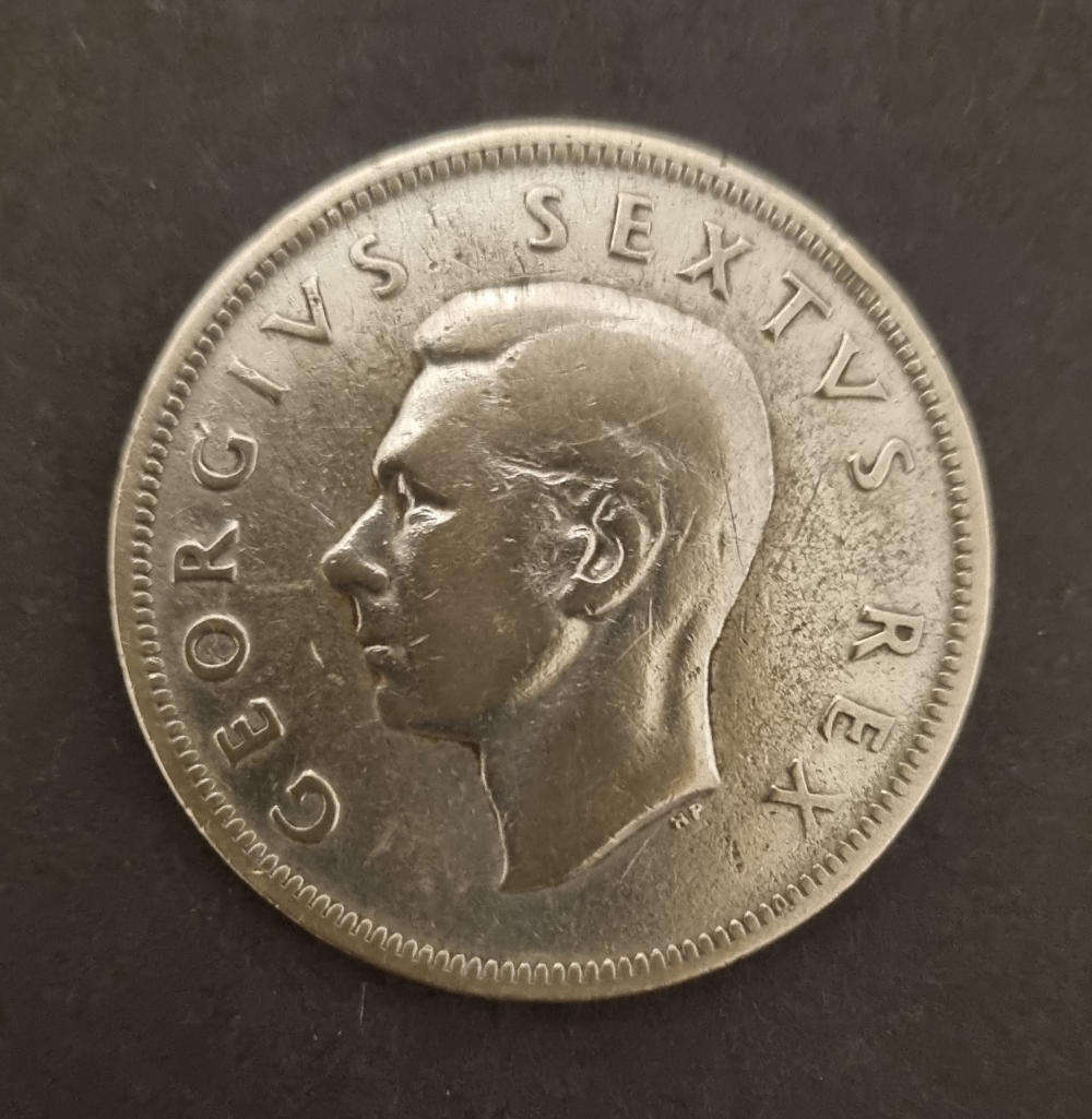  Hot Deal  1951 South Africa 2½ Shillings  Mint Condition - Slight Wear  