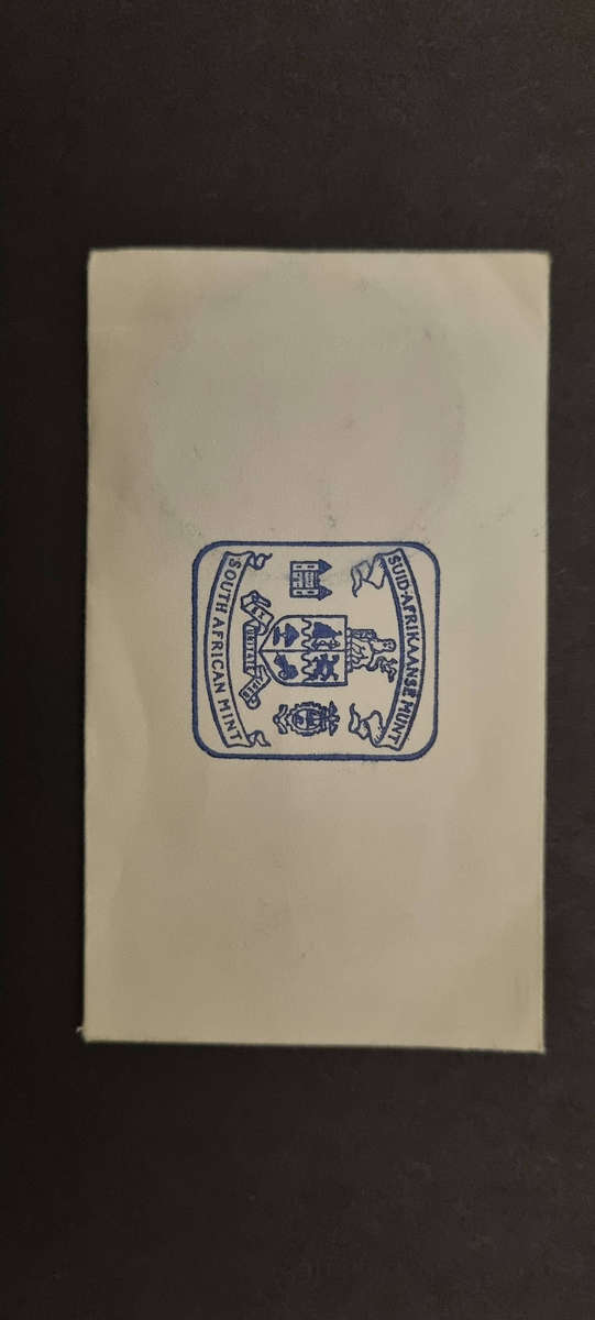 1969 Afrikaans proof R1 coin